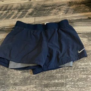 Nike running shorts with built in spandex